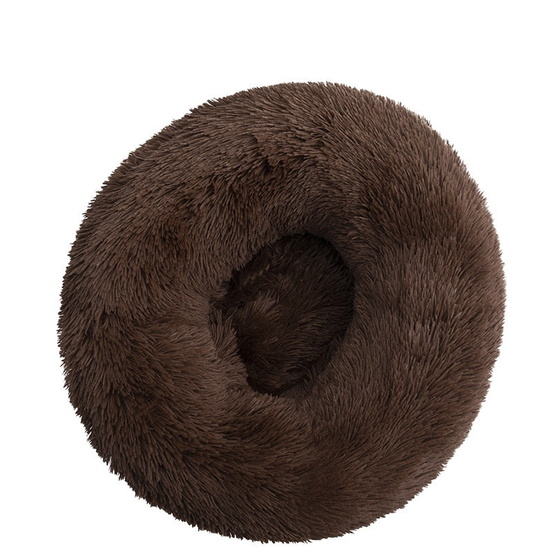 Fluffy Dog Calming Donut Bed (20cm - 60cm)