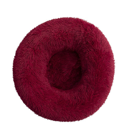 Fluffy Dog Calming Donut Bed (20cm - 60cm)