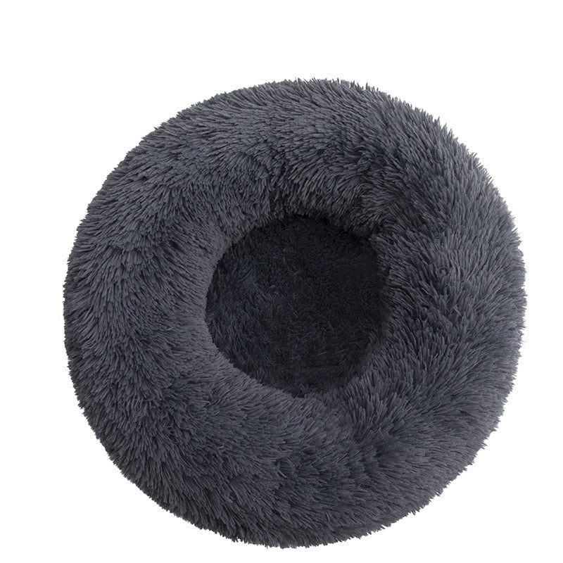 Fluffy Dog Calming Donut Bed (20cm - 60cm)