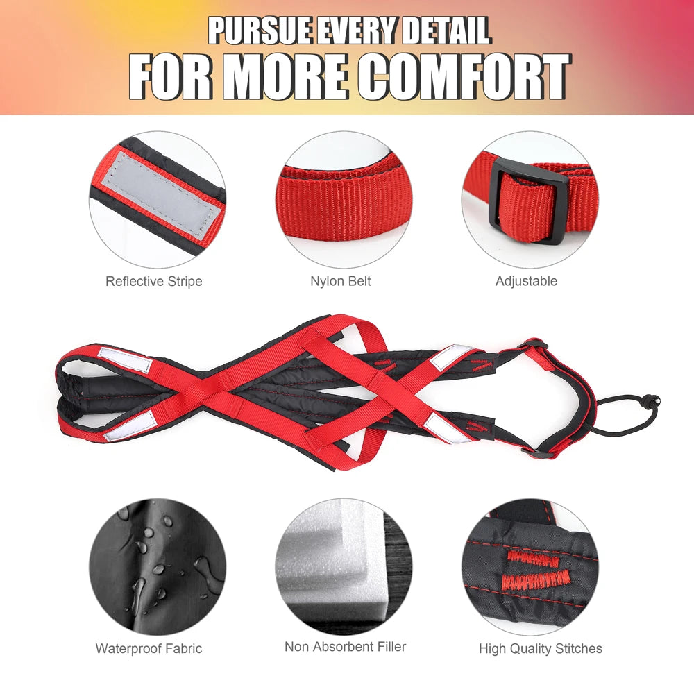 Waterproof Dog Sledding Harness