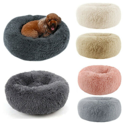 Fluffy Dog Calming Donut Bed (20cm - 60cm)